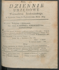 dziennik urzedowy woj.sandomierskiego 1819-43-00001